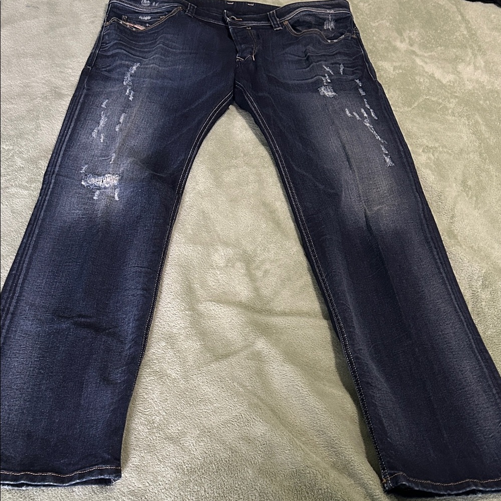 Diesel Dark Blue Slim Jeans - Picture 4 of 6